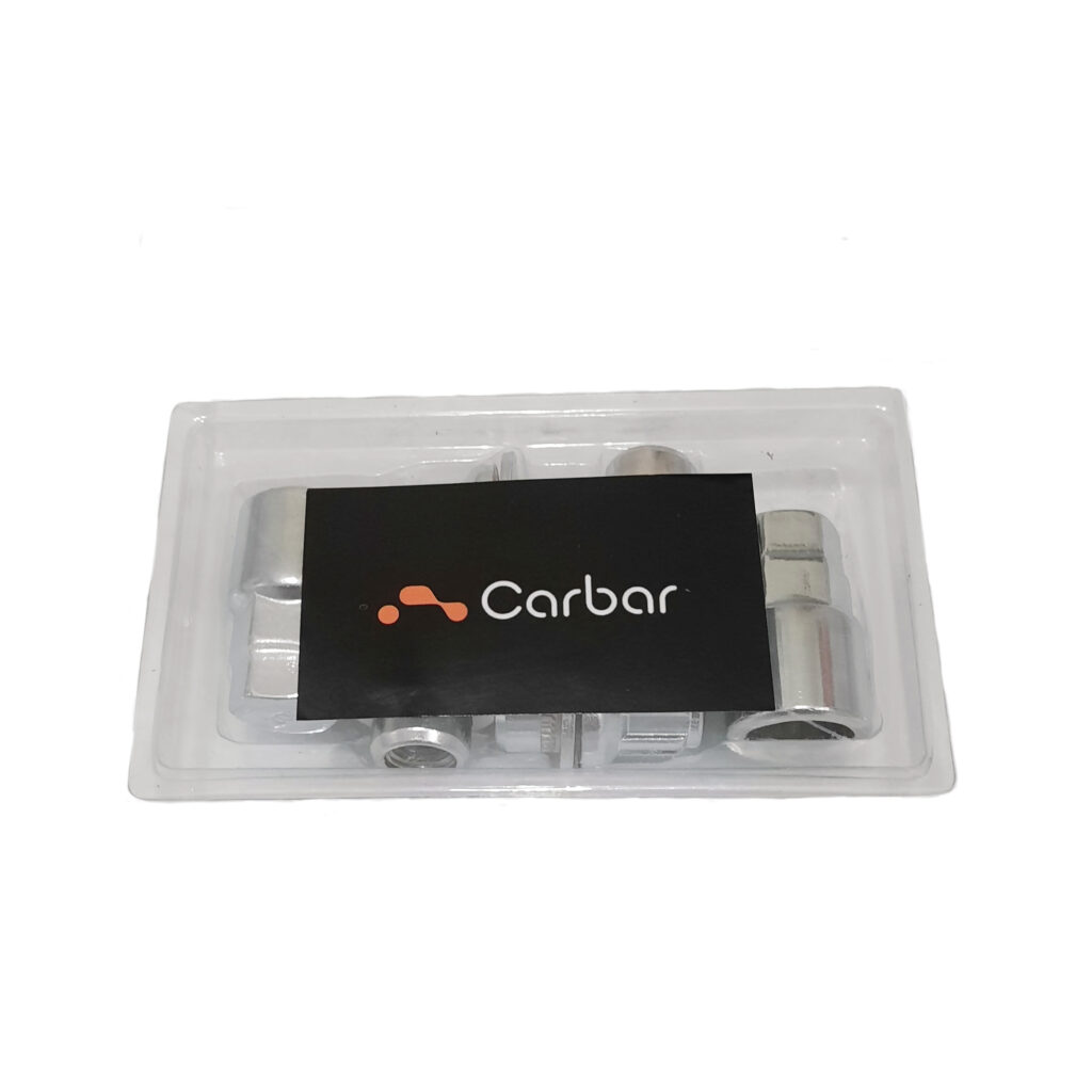 قفل رینگ خودرو ضد سرقت واشردار کاربار مدل CarBar_266 مناسب برای لیفان 820 بسته 6 عددی