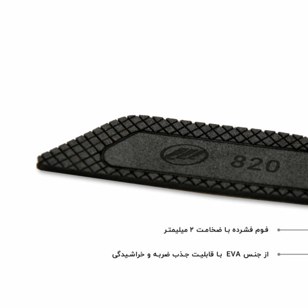 ضربه گیر آینه بغل خودرو کد CM-820 مناسب برای لیفان 820 مجموعه 2 عددی